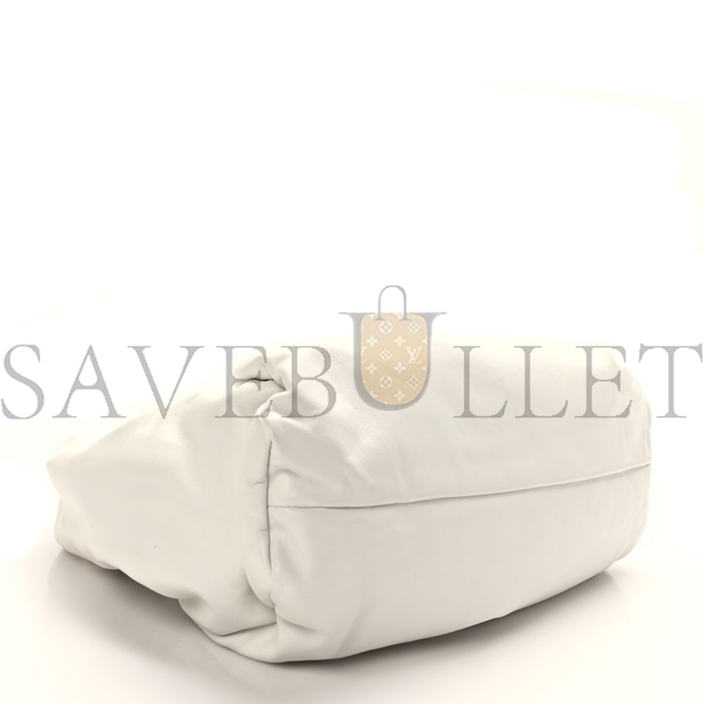 BOTTEGA VENETA SMOOTH BUTTER CALFSKIN SMALL THE SHOULDER POUCH PLASTER  (37*23*11cm)